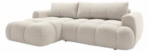 Colțar TrendyNest Ansera I, Funcția de dormit, Spațiu de depozitare, 270x173x85cm, 129 kg, Picioare: Plastic