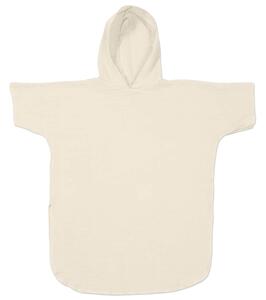 Prosop plaja - Poncho copii din muselina absorbanta Kidizi Ivory 6-8 ani