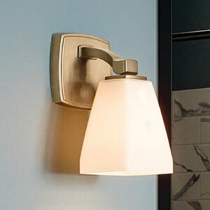 KICHLER Aplică de perete Marant, bronz deschis/opal, înălțime 24 cm, IP44, LED G9, Bronz / Alamă Veche, Baie, Metal, Modern, Priză de perete top