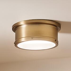 KICHLER Plafonieră Serca, culoare alamă, Ø 36 cm, metal, E27, reglabil, Auriu / Alamă, Camera de zi / sufragerie, Metal