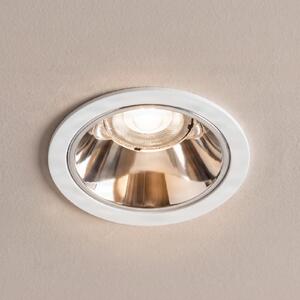 BRUMBERG Apollo Mini, reflector neted, rotund, 4.000 K, alb, Alb, Studiu / Birou, Aluminiu, Modern, Plafon încastrat