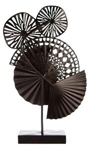 Decoratiune Fan, metal, inaltime 52 cm