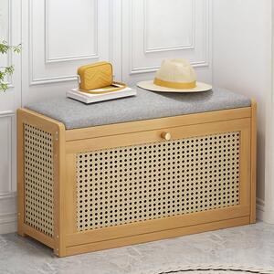 Suport pentru încălțăminte din bambus 70x25x45cm BC FUR1674-2