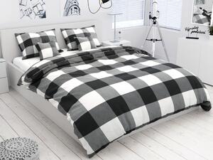 MK Lenjerie de pat din bumbac Culoare gri, OSAKA + husa de perna 40 x 40 cm Dimensiune lenjerie de pat: 70 x 90 cm | 140 x 220 cm