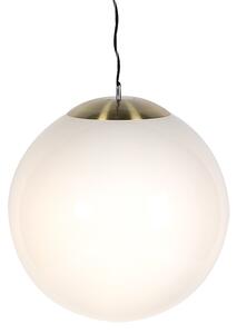 Lampă suspendată scandinavă sticlă opală 50 cm - Ball 50