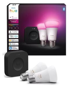 Kit de pornire Philips Hue WACA 2xE27/8,1W 1000-20000K + dispozitiv de conectare