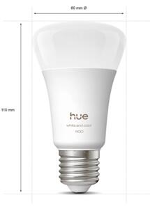 Kit de bază Philips Hue WACA 3xE27/8,1W 1000-20000K + bridge și întrerupător cu variator