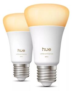 Set 2x bec LED reglabil Philips Hue White Ambiance E27/6W/230V 1000-20000K