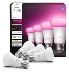 Set de 4 becuri LED reglabile Philips Hue WACA E27/6W/230V 1000-20000K