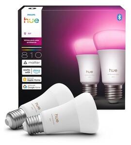 Set 2x becuri LED dimabile Philips Hue WACA E27/6W/230V 1000-20000K