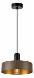 Lustră pe cablu HAKI 1xE27/60W/230V maro/negru