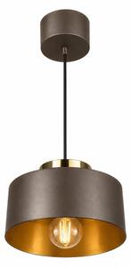 Candelabru suspendat pe cablu IGNIA 1xE27/60W/230V maro/auriu