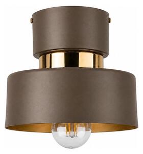 Lampă de tavan IGNIA 1xE27/60W/230V maro/auriu