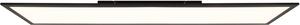 Brilliant Plafoniera LED >>Abie<< neagra 119.5x29.5 cm
