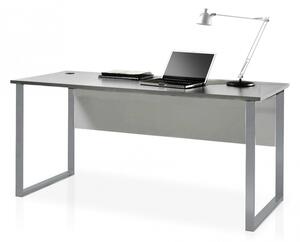 Masa de birou din pal si metal, Luxury Gri / Grafit, L170xl73xH76 cm