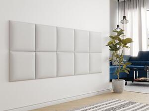 Panou de perete tapițat Pazara 42x42 (piele ecologică soft 017 (Alb). 1054179