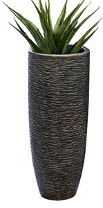 Ghiveci Giant, rasina fibrade sticla, bronz, 90x36 cm