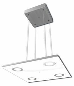 EVOTEC LED Lampa suspendata PANO argintie 35/35/170 cm