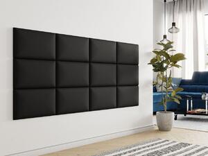 Panou de perete tapițat Pazara 50x30 (piele ecologică soft 011 (Negru). 1054360