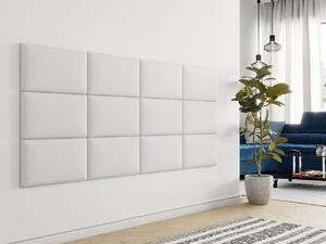 Panou de perete tapițat Pazara 50x30 (piele ecologică soft 017 (Alb). 1054361