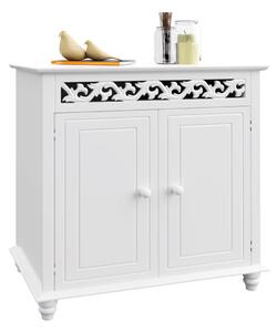 Casaria Comodă JERSEY, 76x65x35cm, alb