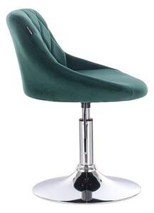 HR1054N Scaun Verde din Catifea