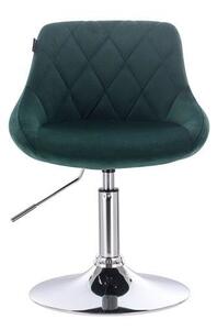 HR1054N Scaun Verde din Catifea