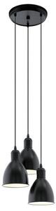 EGLO Pendul PRIDDY negru 32,5/110 cm