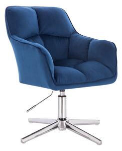 HR550CROSS Scaun Bleumarin Catifea