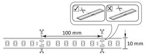 Bandă LED RGBW reglabilă exterior 5m LED/24W/12V IP65