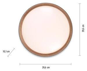 Leuchten Direkt 1434718-LED Lampă plafon EMILIA 28,8W/230V negru dimabil