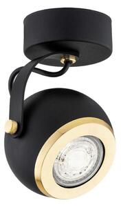 Spot KOS PLUS 1xGU10/5W/230V negru/auriu Argon 4902