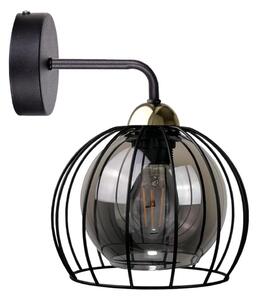 Aplică SOLO BLACK 1xE27/60W/230V black/gold