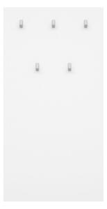 Cuier hol NEPO PLUS, alb, PAL laminat, 70x2x135 cm