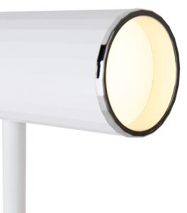 Lampă de masă albă cu LED în 3 trepte, reîncărcabilă - Telescop