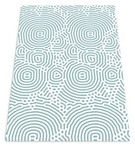 Covoras protectie pardoseala Cercuri abstracte