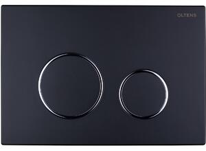 Oltens Lule buton de spălare pentru WC negru mat/crom/negru mat 57102300