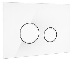 Oltens Lule buton de spălare pentru WC alb/crom/alb 57201000