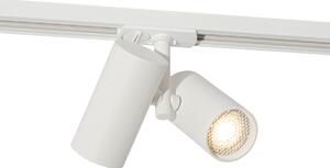 Șină modernă cu 1 fază - lumină albă cu 2 spoturi - Iconic Scopio