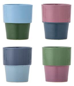 Cești 4 buc. pentru cappuccino din gresie ceramică 150 ml Ewan – Bloomingville