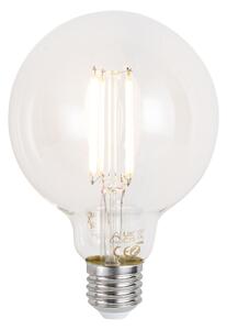 Bec LED inteligent E27 reglabil G95 transparent 7W 806lm 2700-6500K