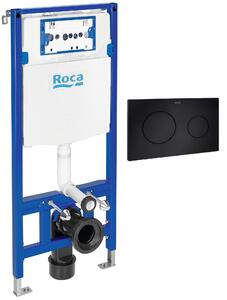 Set cadru încastrat Roca Duplo One A890070020, buton de spălare Roca PL A890189206