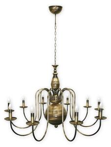 Brilagi - Candelabru pe lanț OPERA MAX 10xE14/60W/230V alamă