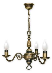 Brilagi - Candelabru suspendat pe lanț IMPERO 3xE14/60W/230V alamă