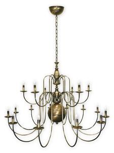 Brilagi - Candelabru suspendat pe lanț OPERA MAX 18xE14/60W/230V alamă