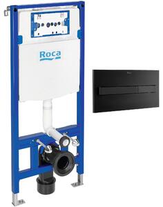 Set cadru încastrat Roca Duplo One A890070020, buton de spălare Roca PL7 A890188206