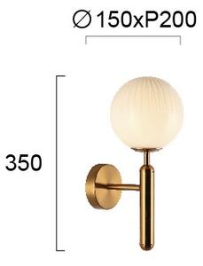 Aplica de perete JOLIN 1xG9/5W/230V aurie