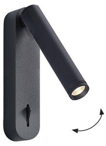 Aplică spot LED de perete ABRIEL LED/6W/230V negru