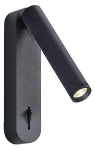Aplică spot LED de perete ABRIEL LED/6W/230V negru
