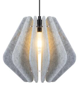 Lustră suspendată pe cablu MARGARET 1xE27/40W/230V gri
